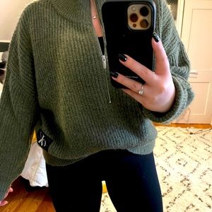 Calvin Kline quarter zip sweater